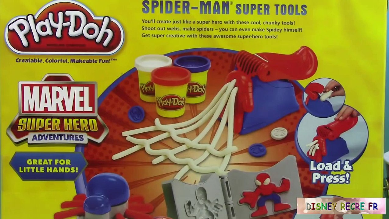 Pâte à modeler Play Doh Spiderman Outils Super Héros