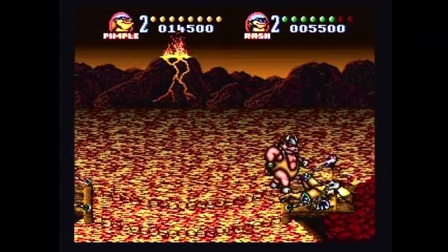 Battletoads in Battlemaniacs (SNES) - James & Doug