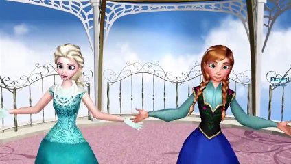 Frozen Elsa Anna Hokey Pokey | Frozen Cartoons for Kids | Frozen Rhymes Hokey Pokey Rhymes