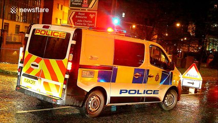 Latest footage of flooding in Leeds, UK