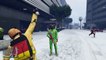 GTA 5 Funny Moments - Snowball Fights, Snowmen, Delivering Presents! (Christmas Edition)