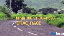 Kawasaki Ninja 300 vs KTM Duke 390 - Drag Yarışı - Araba Tutkum