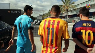 Messi,Neymar & Suarez- Making of Barcelona Magazine