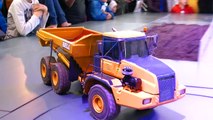 RC TRUCK ACTION WITH FIRE ROADWORKER SHOW 2015 / Faszination Modellbau