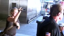 Arnold Schwarzenegger Is All Smiles Arriving At LAX, Part Two
