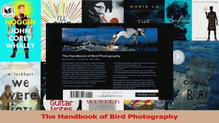 Read  The Handbook of Bird Photography Ebook Free