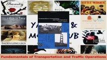 PDF Download  Fundamentals of Transportation and Traffic Operations PDF Online