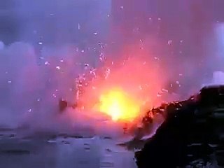 How Lava came out from Water