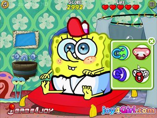 Baby SpongeBob SquarePants Full Game Movie for Kids - 3D