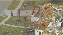 Raw - Homes Devastated from Texas Tornadoes