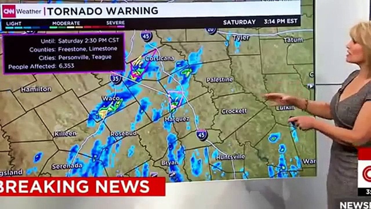 RAW VIDEO - Huge Tornado near Rowlett, Texas - Dec 26, 2015