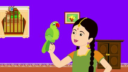 KZKCARTOON TV-Rama Chilukka Song _ Chilukkani Nenu Chilukkani _ Parrot Song _ Edtelugu