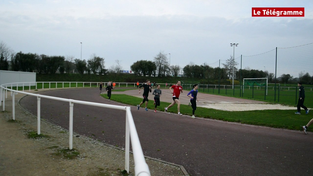 Guipavas (29) Stage de Noël du Stade Brestois Athlétisme