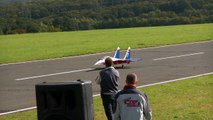 SU 27 UB FLANKER BIG RC SCALE MODEL TURBINE JET FULL DISPLAY DEMO FLIGHT / Jetpower Messe