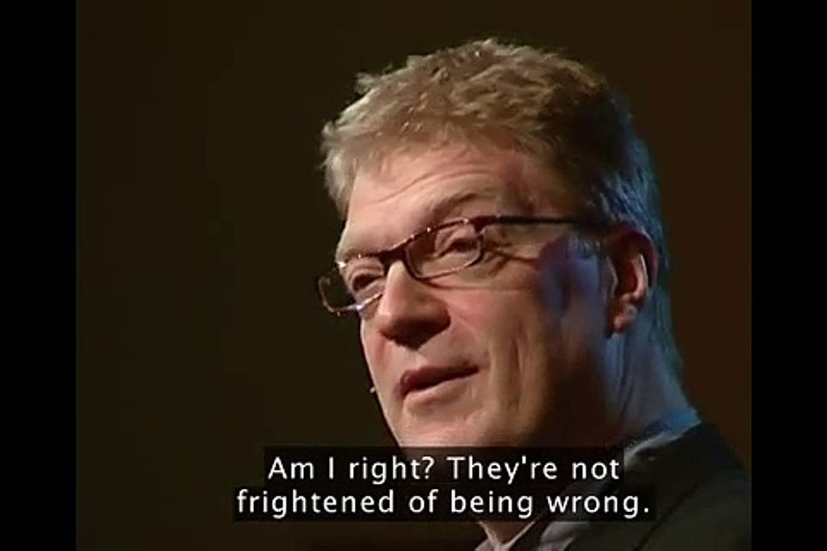 Sir Ken Robinson says schools kill creativity