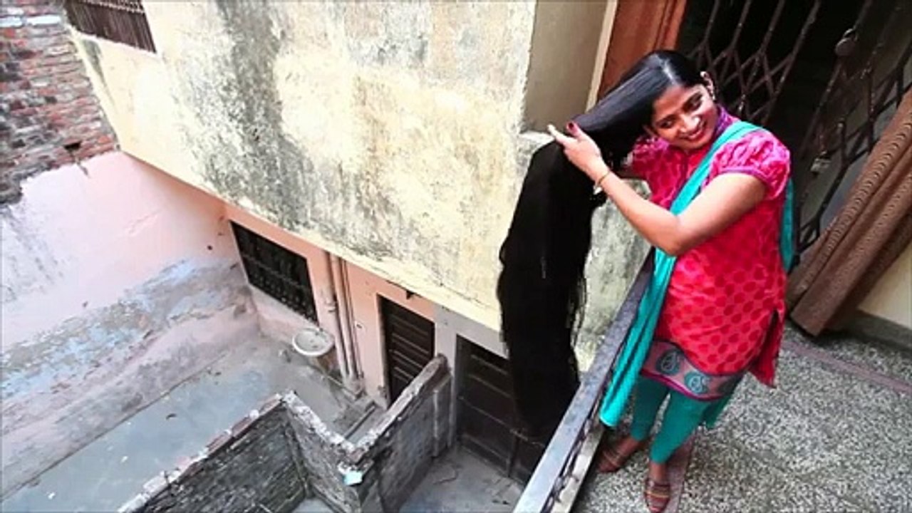 Amazing Long Hair Women Video Telling the Strange Story