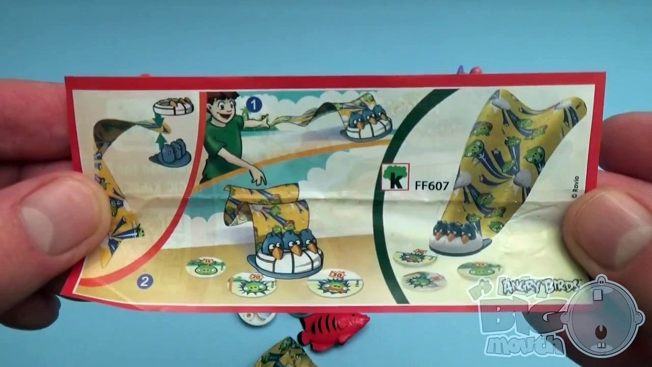 Angry Birds Kinder Surprise Egg Learn-A-Word! Spelling Water Buddies! Lesson 3