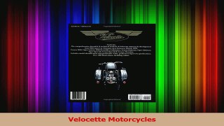 PDF Download  Velocette Motorcycles Download Full Ebook