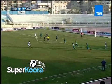 اهداف مباراة ( مصر المقاصة 1-1 الاتحاد السكندري ) الدوري المصري الممتاز 2015/2016