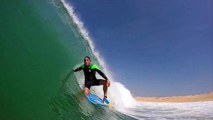 Dans les beach break français avec Yvon Martinez