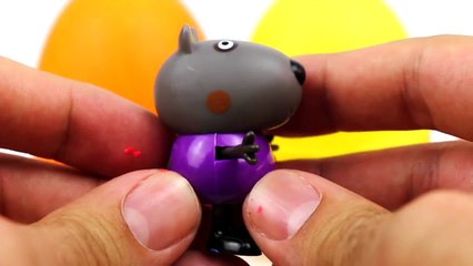 Simple Learn Colours With Surprise Eggs! Fun Peppa Pig Play Doh Learning Colors surprise eggs