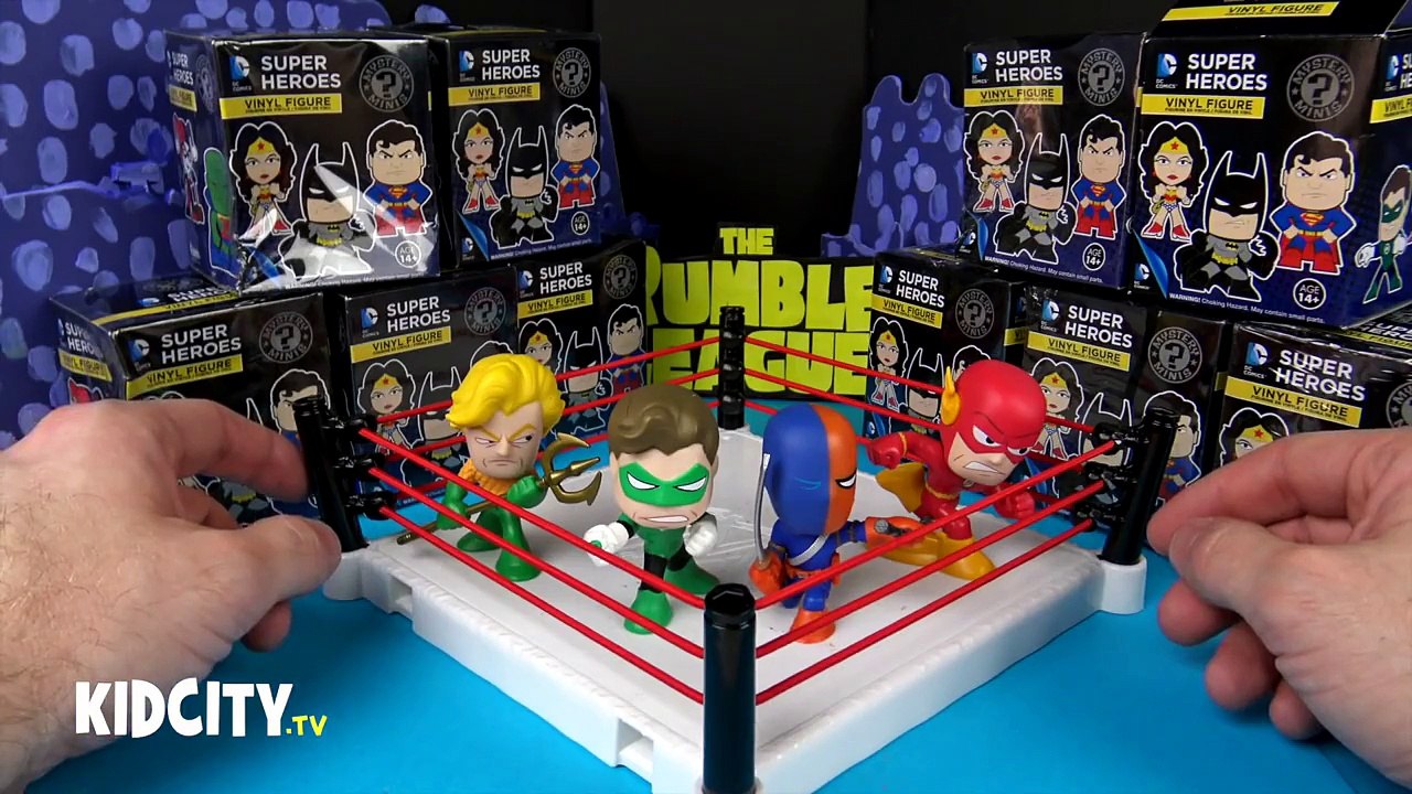 Justice League Toys Shake Rumble | DC Mystery Minis & Justice League Toys Opening by KidCity