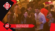 Lulia Vanture attends Salman Khan's birthday party- Bollywood News - #TMT