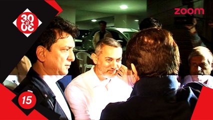Jackie Shroff, Sajid Khan attend Aamir Khan's party- Bollywood News - #TMT