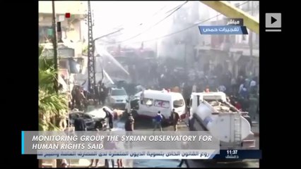 Bombs in Syria's Homs kill 32, wound 90: monitoring group