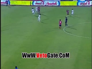 "القائم"يحرم احمد جعفر من الهدف الثانى لبتروجيت فى الزمالك