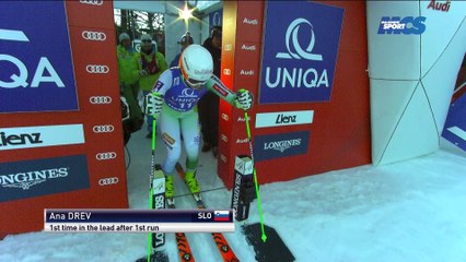 Ski Alpin - Lienz - La chute d'Ana Drev