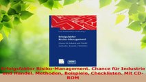Download  Erfolgsfaktor RisikoManagement Chance für Industrie und Handel Methoden Beispiele PDF Online