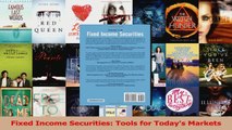 PDF Download  Fixed Income Securities Tools for Todays Markets Read Full Ebook