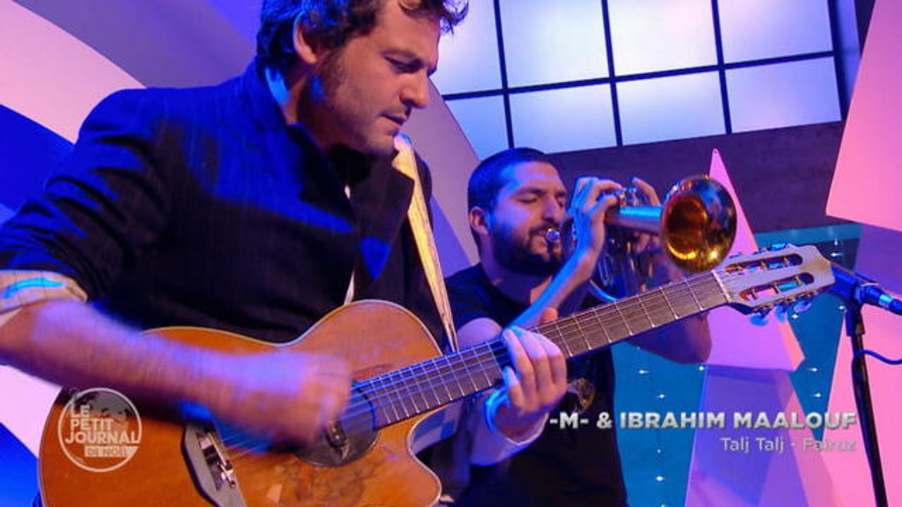 -M- et Ibrahim Maalouf - Telj Telj - Le Petit Journal de Noël du 28/12/2015 - CANAL+