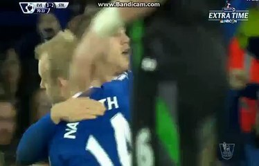 Deulofeu.G Goal Everton 3-2 Stoke City Premier League