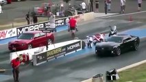 DRAG RACE Camaro SS vs Dodge Charger SRT8