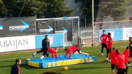very strange training session