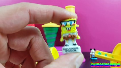 Play Doh The Ice Cream Arena Surprise Spider-Man Mickey Mouse SpongeBob Toad