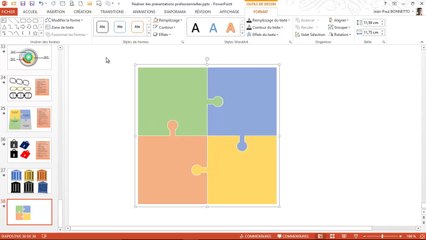 Suite Office - Réaliser un Puzzle personnalisé pour vos présentations