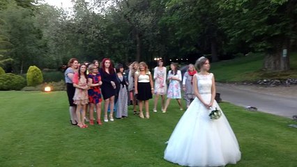 The Groom Ruins The Bouquet Toss For All The Single Ladies!