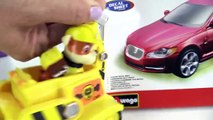 Çizgi Film - Paw Patrol - Rubble ve Chase Jaguar XF araba yapıyor