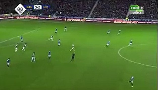 4-2 Martyn Waghorn Goal Scotland Championship - 28.12.2015, Rangers FC 4-2 Hibernian FC