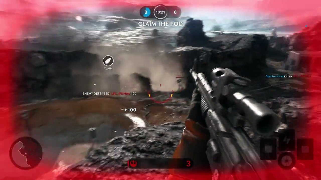 STAR WARS Battlefront First match epic win