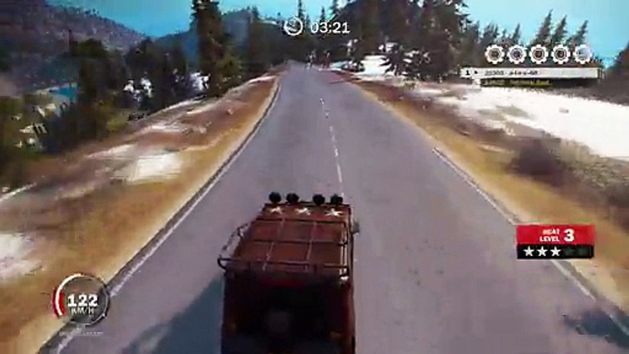 Round the Bend Blast 5 gears Just Cause 3 Crash Bomb