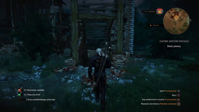 Wiedźmin 3 Dziki Gon - Krasnale, Dziki Ogr i Stara Baba