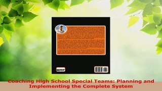 Read  Coaching High School Special Teams Planning and Implementing the Complete System Ebook Free
