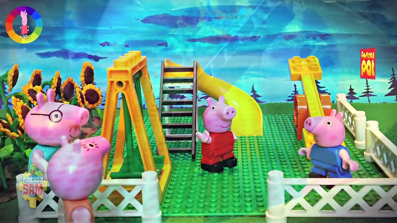 Fireman Sam Episode Peppa Pig Playset Toy Review Little Sunflowers Feuerwehrmann Sam