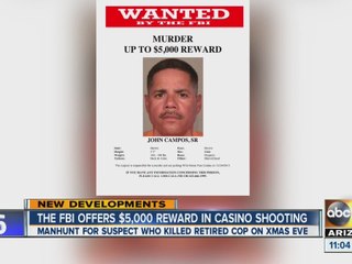 FBI offering $5,000 reward for suspect in shooting of man at Gila River Casino