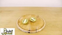 كيفية إزالة قشرة kiwi و المنجا بإستعمال كأس فقط - يجب معرفتها !