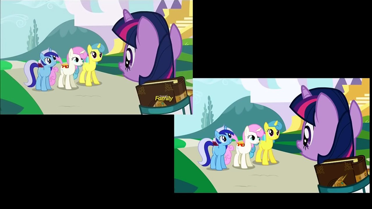 twilight-meeting-her-canterlot-friends-season-1-and-season-5-side-by